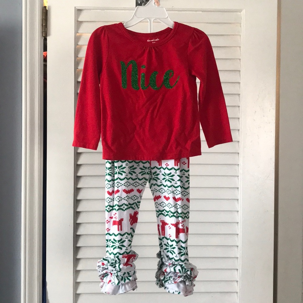 “Nice” toddle girl Christmas outfit